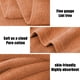 thumbnail image 4 of Juego de 5 toallitas blancas absorbentes reutilizables de 73 x 33 cm para piel sensible. Toalla de microfibra suave de secado rápido para limpieza facial (amarilla)., 4 of 6