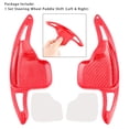 thumbnail image 2 of Carbon Look Steering Wheel Paddle Shifter Extensions For BMW F15 F25 F30 F31, 2 of 12