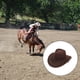 thumbnail image 4 of Sombrero de vaquero occidental Hugo de Ala grande Summer Panama naranja, 4 of 7