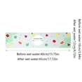 thumbnail image 3 of Kitchen Sink Sponge Pad Wood Pulp Faucet Sponge Cover Long Strong Water Absorbing Sponge Pad Sink Dishwashing Table Water Sponge Wipe, 3 of 8