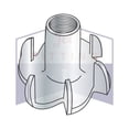 thumbnail image 3 of 1/4-20 x 5/16" 6 Prong Tee Nuts | Straight Barrel | Steel | Zinc (Quantity: 2000), 3 of 3