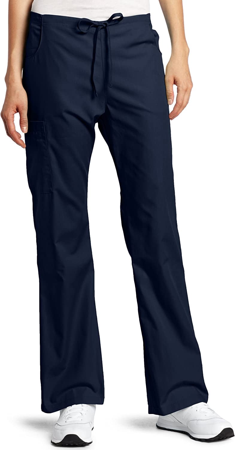 Dickies Scrubs Women's Back Elastic Cargo Pant 3XLarge Navy Blue