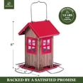thumbnail image 3 of Kingsyard Bird House Feeders for Outside, Hanging Metal Bird Feeder with 4 Ports, Outdoor Decoration, 3 of 7