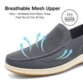 thumbnail image 3 of BERANMEY Mens Mesh Casual Sneakers Shoes Lightweight Slip on Walking Shoes Loafers for Men with Arch Support Comfort Wide Width Loafers, 3 of 9