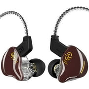 Yinyoo in Ear Monitor Headphones CCZ Coffee Bean Over Ear Earbuds Wired Earphone with 1DD Dynamic Driver HiFi Bass