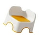 thumbnail image 2 of Taburete de baño para niños, ligero, portátil, banco de ducha ergonómico con respaldo Naranja, 2 of 9