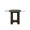 thumbnail image 2 of New Classic Furniture Cityscape 5-Piece Solid Wood Dining Set in Walnut, 2 of 10