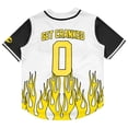 thumbnail image 3 of Crankdat Get Cranked Baseball Jersey Short Sleeve Button-up Shirts Women Men Streetwear Tops, 3 of 6