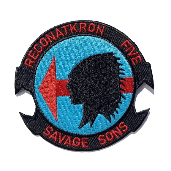 RVAH-5 Savage Sons Squadron Patch Sew On, 3.5"