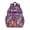 Purple-64, variant on Rustic French Country Antique Student Backpack Adjustable Shoulder Straps Chest Strap Spacious Durable School Backpack