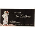 thumbnail image 2 of Louis Raemaekers 24x14 Black Ornate Framed Double Matted Museum Art Print Titled: And Toast to Cultures (1916), 2 of 5