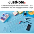 thumbnail image 6 of Jettle 2 Piece Monthly Calendar Planner - Acrylic Fridge Calendar - Fridge Whiteboard Magnetic - Wipe Board Calendar with Non-Toxic Liquid Chalk Markers, 6 of 8