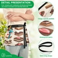 thumbnail image 4 of Yayeee Waist Apron with Pockets for Cooking Waterproof Half Server Aprons, Cute Chocolate Cakes, 4 of 7