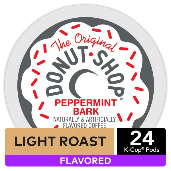 The Original Donut Shop Peppermint Bark, Flavored Keurig KCup Coffee