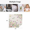 thumbnail image 5 of Cloth Napkins Set of 8 - 20x20 Inches, Pink Purple Flower Washable Reusable Table Napkins, Spring Farmhouse Country Floral Leaf Soft & Absortbent Dining Napkin for Party Wedding Hotel Restaurant, 5 of 8