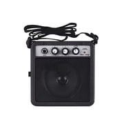 Vruelia 5W Mini Guitar Amplifier Amp Speaker with 3.5mm & 6.35mm Inputs 1/4 Inch Output with Volume Tone Adjustment Overdrive