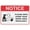 Warning Sign 1, variant on Notice Please Wipe Down Your Work Area Regularly Red Sign Safe Sign, Signs Outdoor, 8"x12", Sign For Home, Business, Driveway Alert