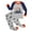 Z19-Grey, variant on WRTFVZA Boys Pajamas Size 6-7 Years Big Boy Dinosaur Pajamas Long Sleeve Top & Pants Nightwear Outfit Comfy Fit Short Sleeve Children's Home Wear # Grey