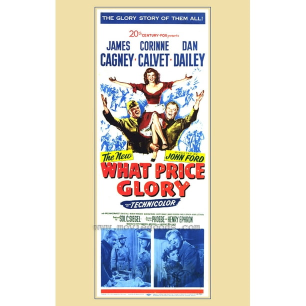 What Price Glory movie POSTER (Style B) (27" x 40") (1952) Walmart