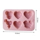 thumbnail image 5 of Molde de silicona para tartas con forma de corazón, 6 cavidades, ideal para San Valentín, 5 of 7