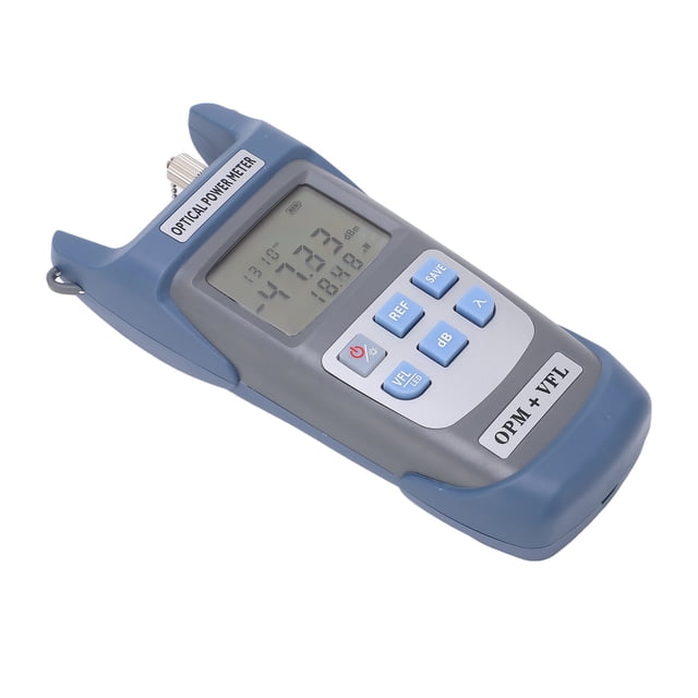 Detector De Potencia De Fibra, -70 A +10 DBm Medidor De Potencia óptica De 15 MW Función De Calibración De Chip Sensible ABS 15 KM Para Operación Para Mantenimiento