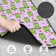 thumbnail image 3 of Honeii Happy Frogs1 Print Car Foot Mat Four-Piece Set - Front & Rear Universal Car Floor Mats for SUVs, Trucks, Sedans, 3 of 7