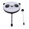 thumbnail image 4 of Tambor Panda con Mazo Tambor de Instrumentos Musicales de Percusión, Juguetes de Mano para Bebés, Niños, Desarrollo de La , Educación Musical Temprana Magideal Tambor Panda con Mazo, 4 of 7