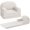 White, variant on Convertible Toddler Couch and Lounger - Soft Sherpa Foam Kids Chair, Fold Out Design, White
