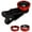 Red, variant on 3 in 1 Universal Phone lens kit, Fish Eye Lens + Wide-Angle Lens + Macro Lens Kit Macro Clip Camera Lens Kit for iPhone & Android Most Smartphones
