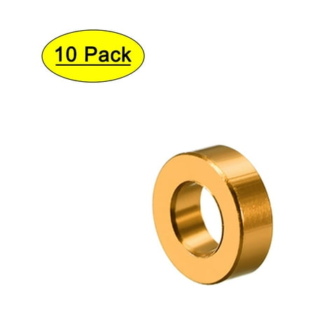10Pcs Round Aluminum Standoff Column Spacer 3.1x6x2mm(IDxODxH) Golden Tone for FPV Quadcopter RC Multirotors Parts DIY