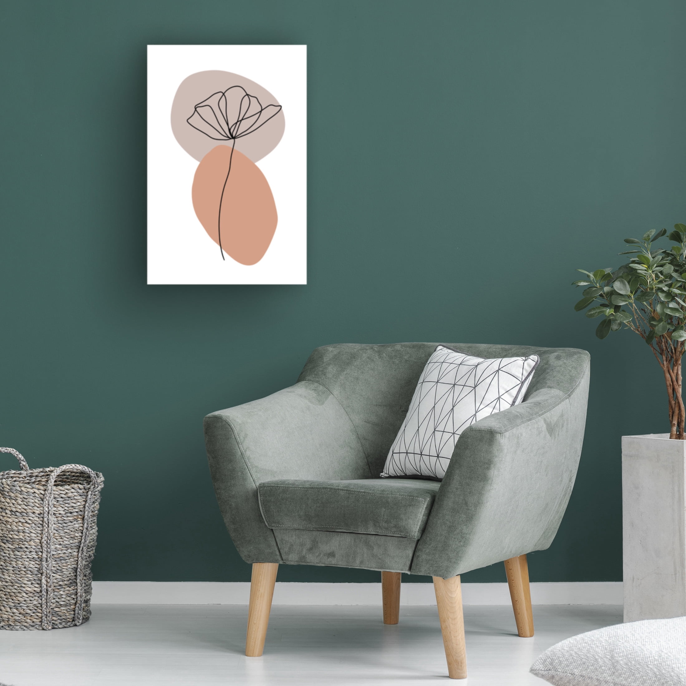 Trademark Fine Art Veronika Boulova  Flower Canvas Wall Art