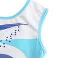 thumbnail image 5 of Dance & Gymnastics Summer Foil Leotard Gymnastic Ballet Dance Leotards(Little Girls & Big Girls),Blue, 5 of 11