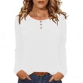 thumbnail image 1 of Camisas de Manga Corta para las Mujeres Casual Color Sólido Blusas Plisadas, Moda Cuello Redondo Tops de Verano para la Fiesta, 1 of 8
