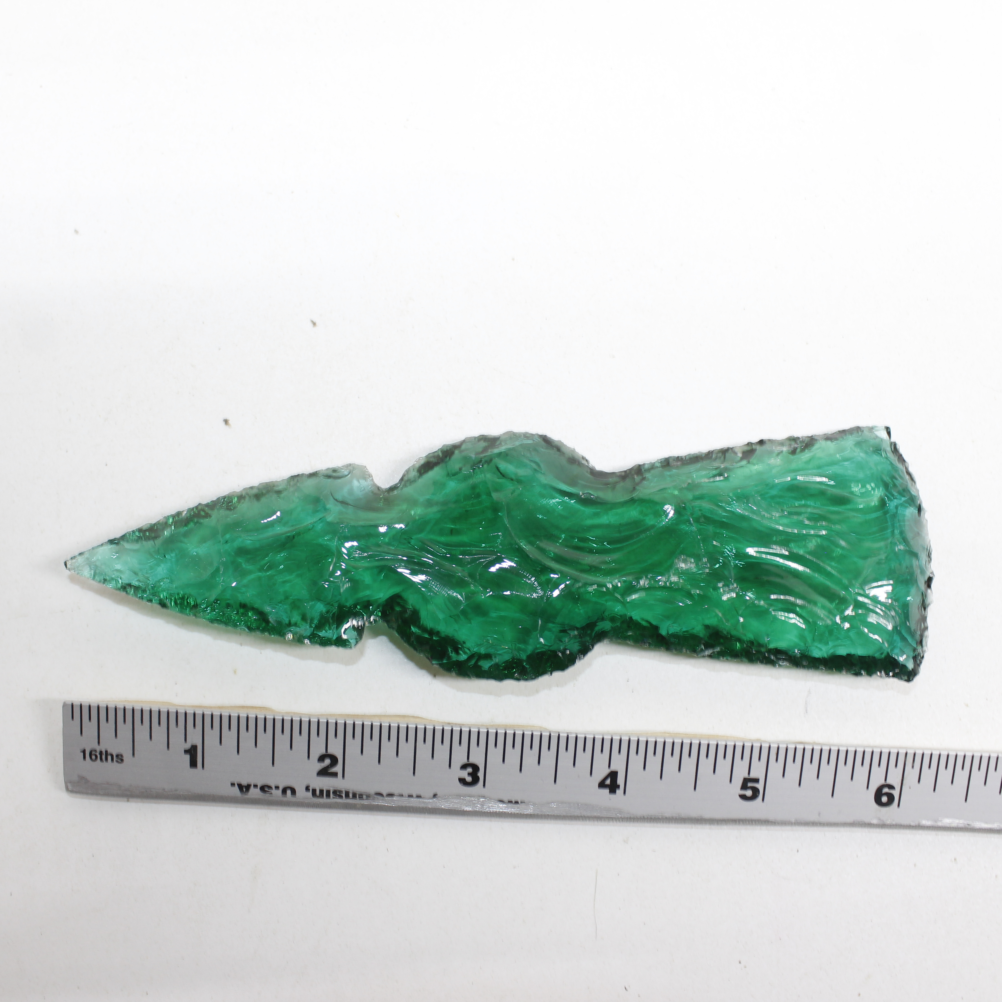 1 Glass Ornamental Tomahawk Head #5418  Ax Axe Hatchet