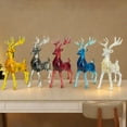 thumbnail image 6 of Contemporary Resins Reindeers Decoration Deer Figure Collectible Standing for Stylish Interior, 6 of 9