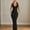 Black, variant on SHIXIAOO Women's Dress Elegant Neck Party Dress Casual Solid Color Summer Spring Daily Wear with Leggings Women Gowns Formal Dresses Back Lace Dress