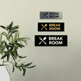 thumbnail image 4 of Basic Break Room Sign (Lt Gray) - Medium, 4 of 5