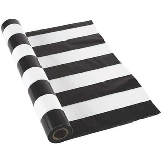 Black And White Tablecloth Roll