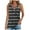 Black, variant on ZQUUVOU Tank Top For Women Summer Casual Printed Sleeve V Neck Top (Olive Green,M)