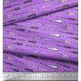thumbnail image 2 of Soimoi Purple Japan Crepe Satin Fabric Hex Driver & Divider Hardware Fabric Prints By Yard 42 Inch Wide, 2 of 3