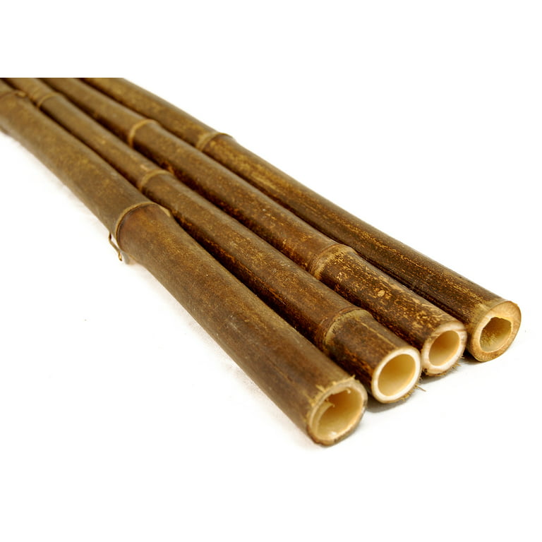 Backyard X-Scapes Black Bamboo Poles 1 in D x 90 in L (25-Pack) 