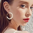 thumbnail image 4 of Daolelai Women's Sparkling Earrings, 4 of 6