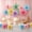 Multicolor D, variant on Upgraded 9PCS Spring Flower Paper Fan Decorations Classroom Hanging Decor for Kindergarten Holiday Party Supplies Style D(Multicolor D)