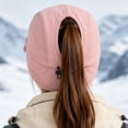thumbnail image 6 of Women's Winter Reflective Fleece Ponytail Hat LSONABXA with Ear Flaps - Winter Hat for Women, 6 of 9