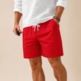 thumbnail image 6 of Diufon Shorts for Men Athletic Drawstring High Waist Mesh Comfy Loose Shorts with Pockets Casual Summer Beach Shorts, 6 of 6