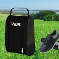 thumbnail image 3 of Bolsa para zapatos de golf Zulema con cremallera ventilación para mujeres y hombres Negro, 3 of 8