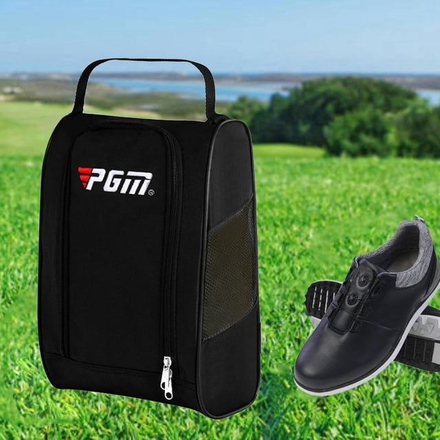 Bolsa para zapatos de golf Elegante bolsa para zapatos deportivos para hombres y mujeres I Accesorios de golf para fútbol, fútbol, béisbol Negro Macarena Bolsa para botas de golf