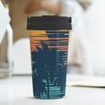 thumbnail image 6 of Lsque Palm Trees Pattern Travel Coffee Mug 16oz: Insulated Coffee Cup with Leakproof Lid, Coffee Tumbler, Reusable Coffee Cups with Seal Lid, 6 of 8