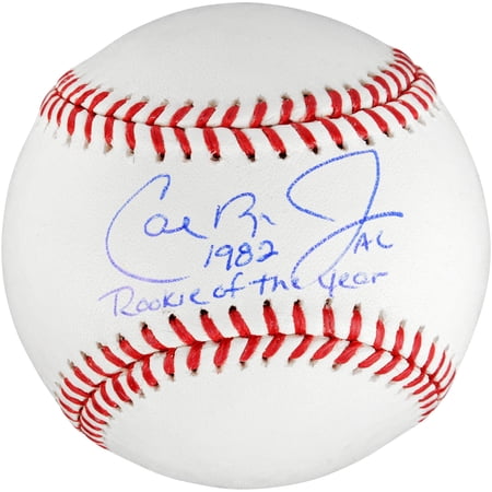 Cal Ripken Jr. Autographed Baseball with 1982 Rookie of the Year Inscription - Fanatics Authentic Certified