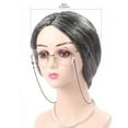 thumbnail image 3 of Hot6sl Liquidación de Ahorros de Verano Pelucas Peluca Abuela Cos Traje Cadena Anteojos Collar de Perlas Pulsera Anteojos Pendientes para El Día de Los Inocentes 100 Días de Escuela, 3 of 5